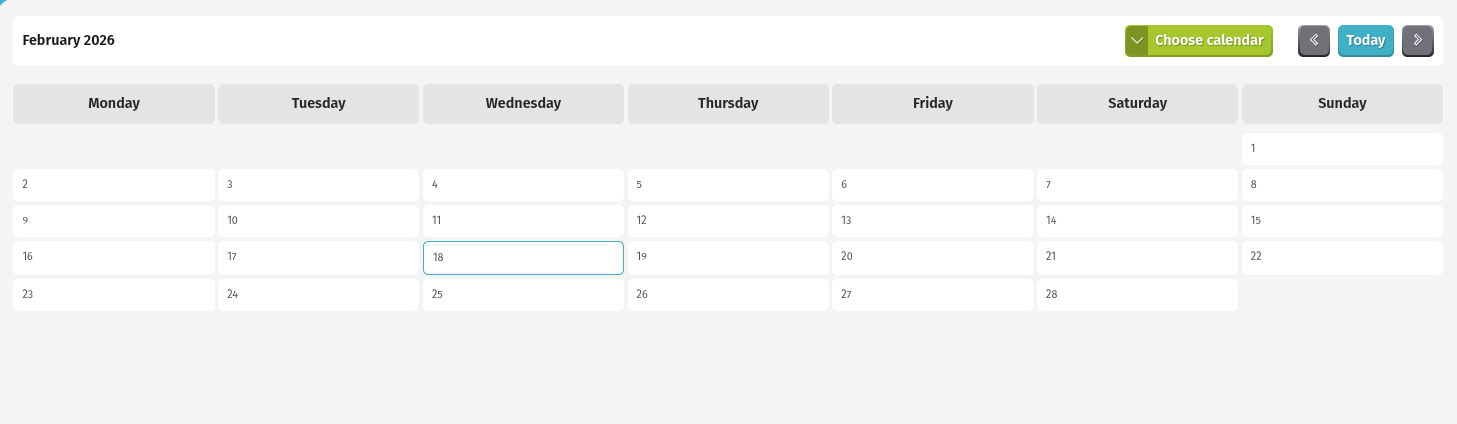calendar