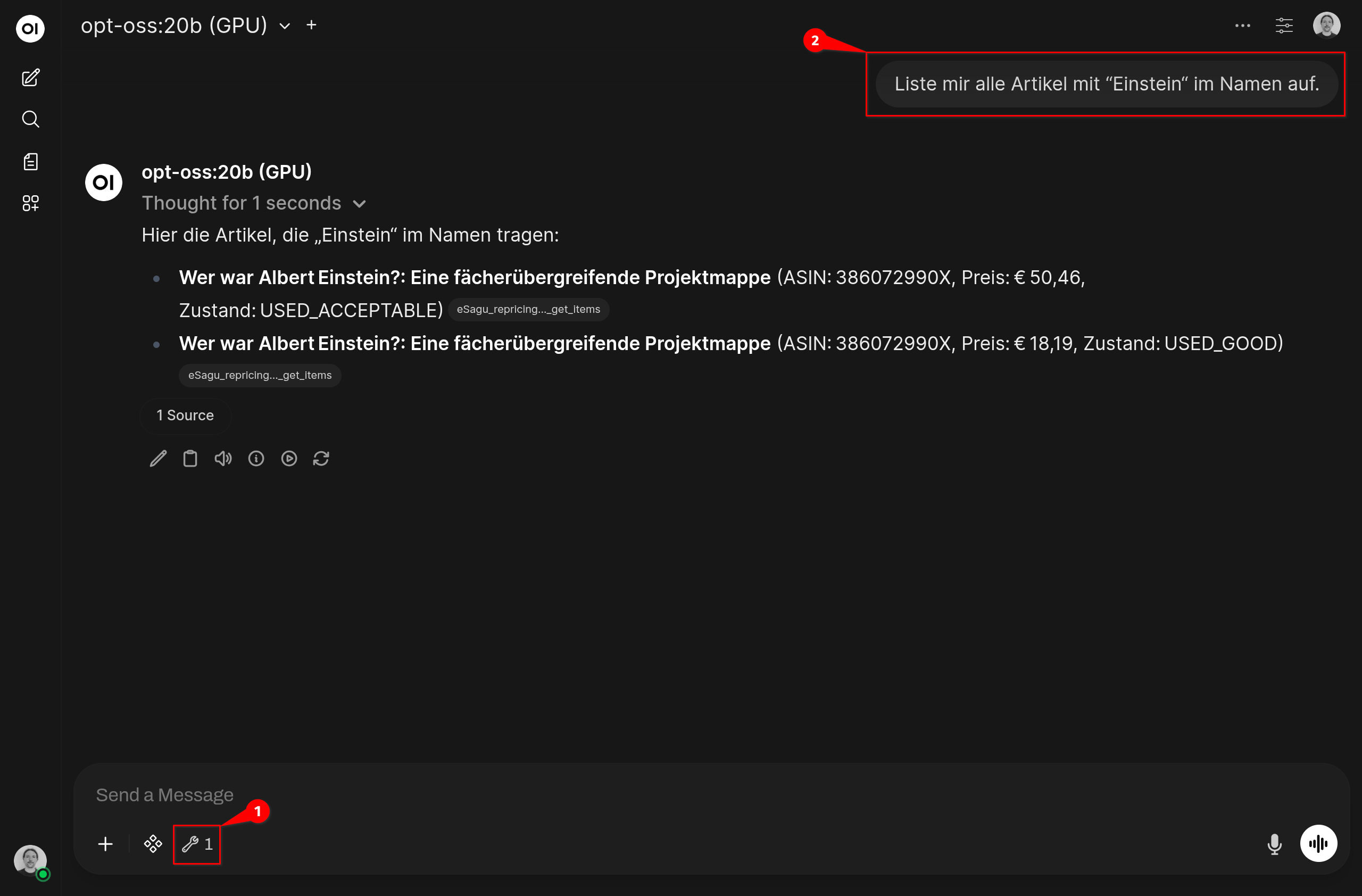 eSagu Remote MCP Server zu Open WebUI hinzufügen – Schritt 5 OpenWebUI%20Step-5