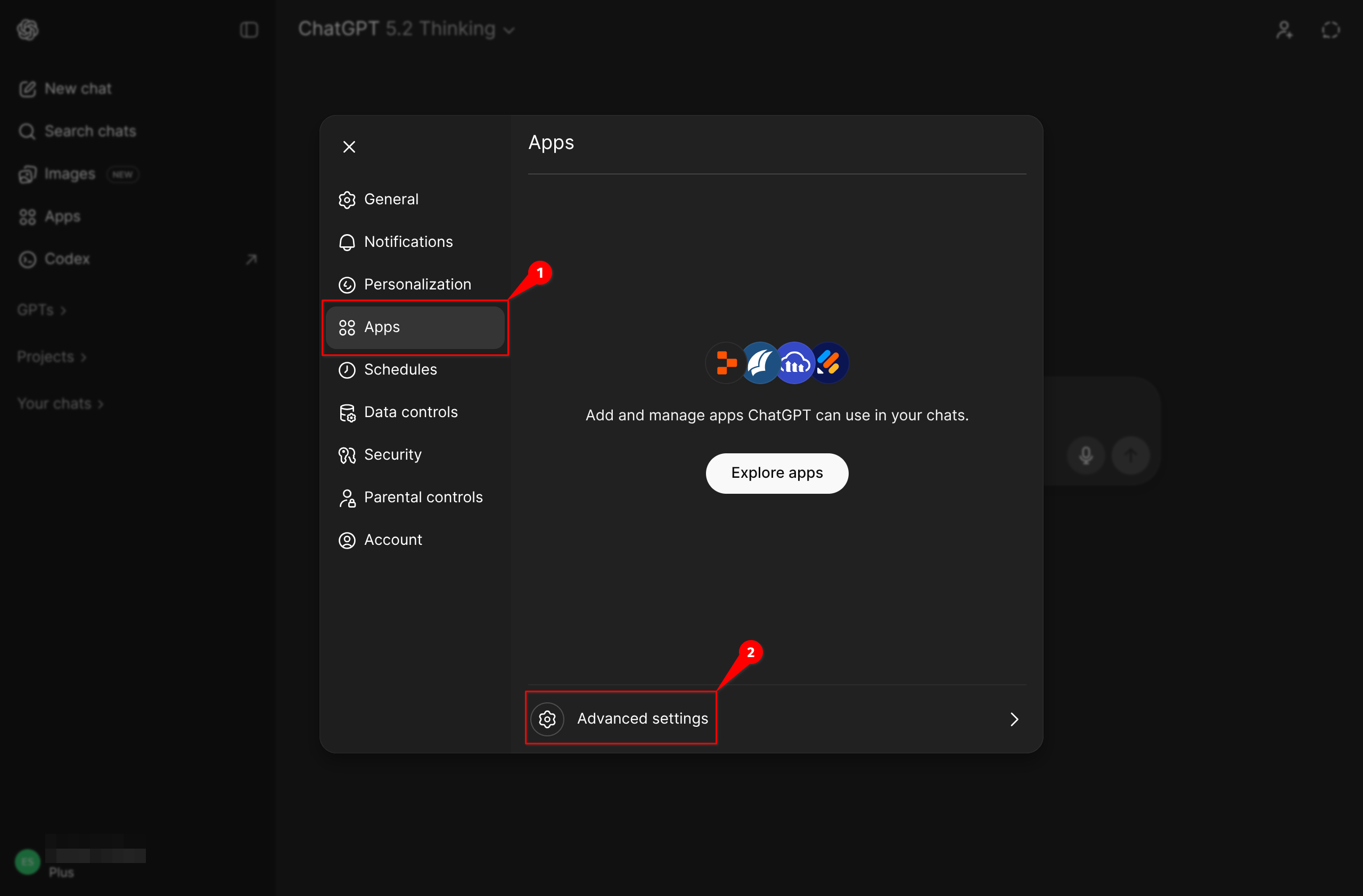 eSagu Remote MCP Server zu ChatGPT hinzufügen – Schritt 2 Step-2
