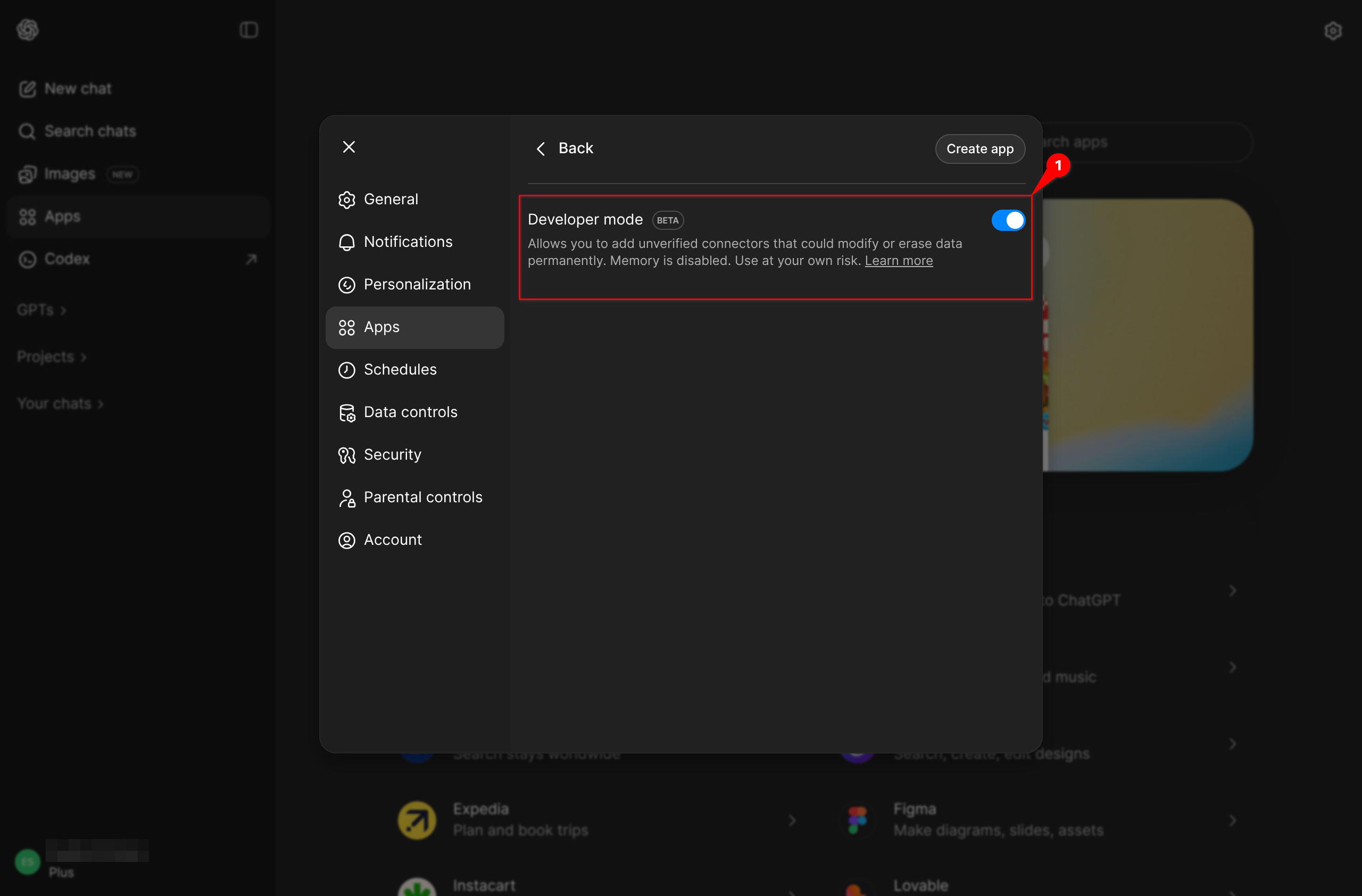 eSagu Remote MCP Server zu ChatGPT hinzufügen – Schritt 3 Step-3