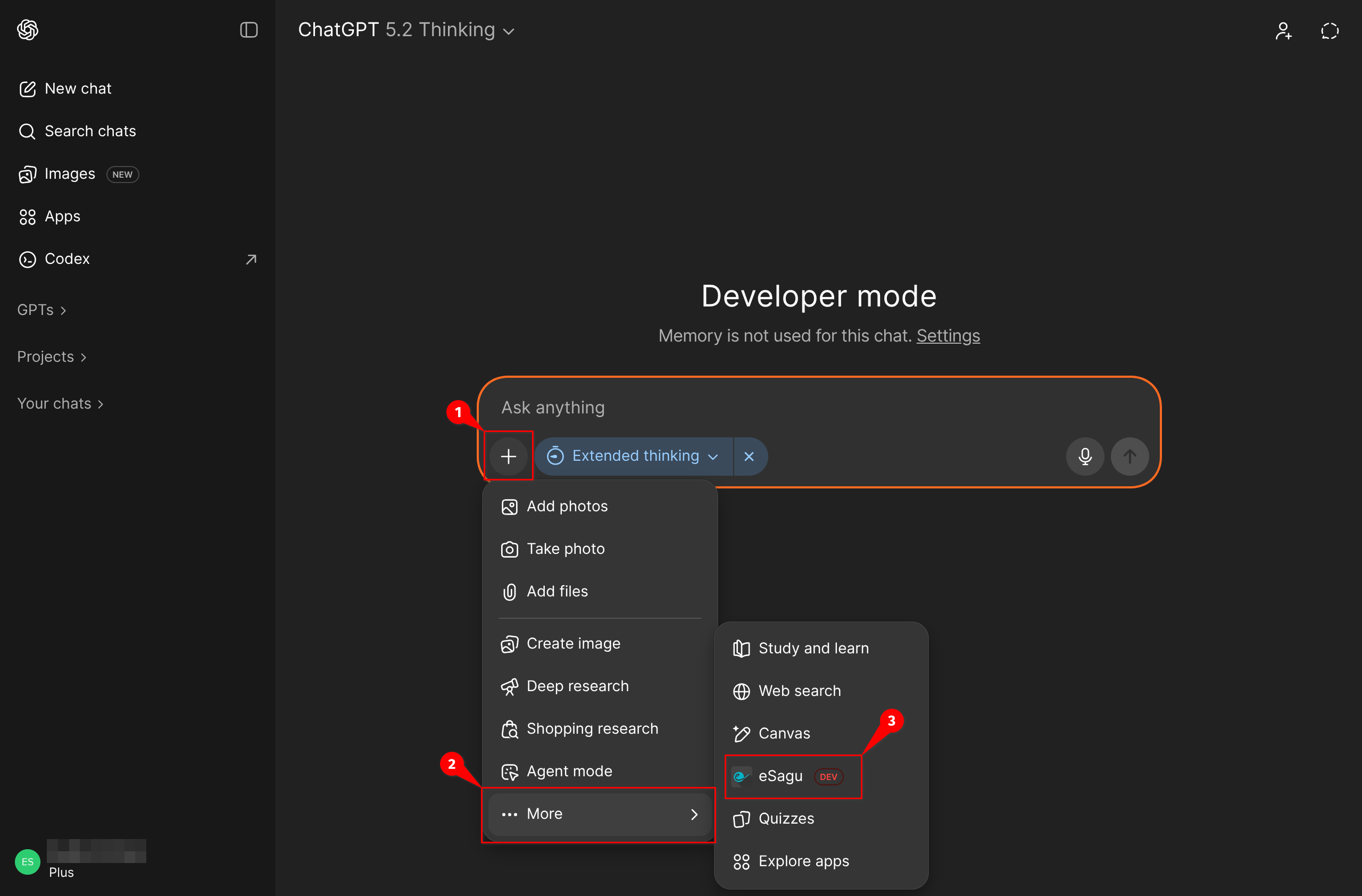 eSagu Remote MCP Server zu ChatGPT hinzufügen – Schritt 7 Step-7